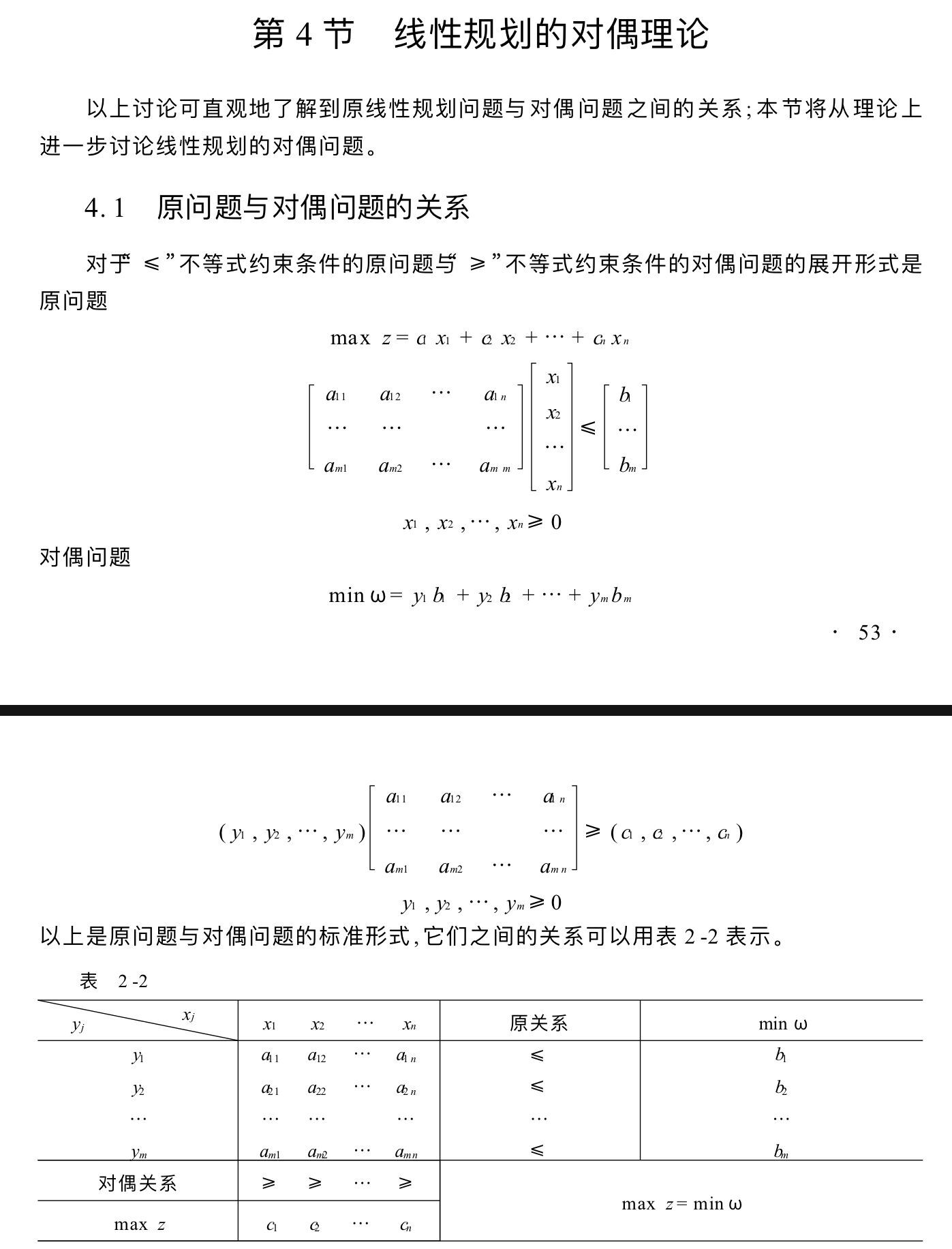 对偶理论